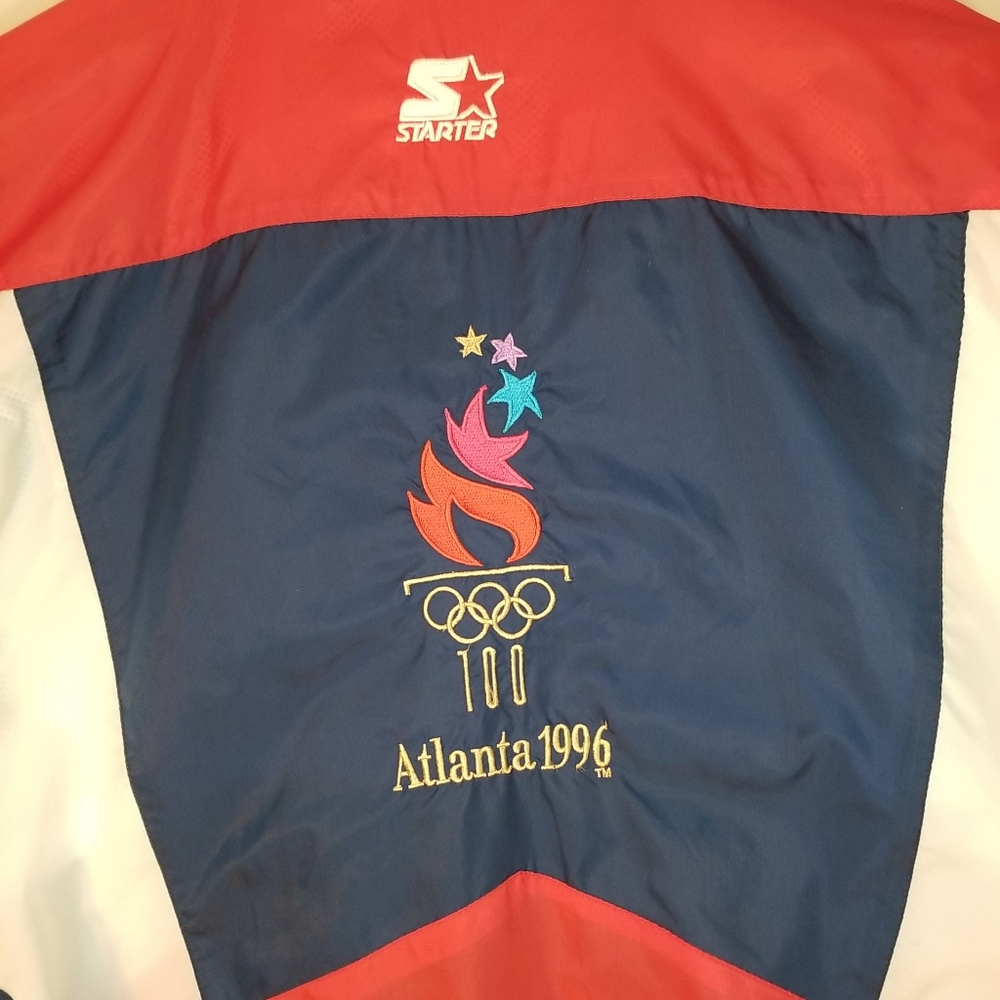 Vintage Olympic Games Starter Jacket Size Medium - Picture 8 of 9
